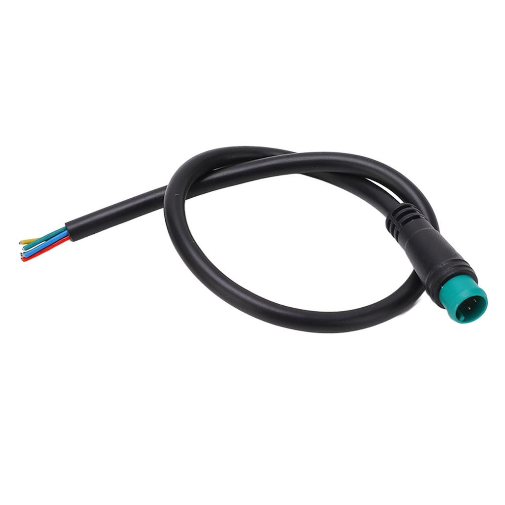 5 Pin Male E Bike Extension Cable 0.8 Feet IP65 Waterproof Portable Instrument Extension Cord for E Scooters AC 200V