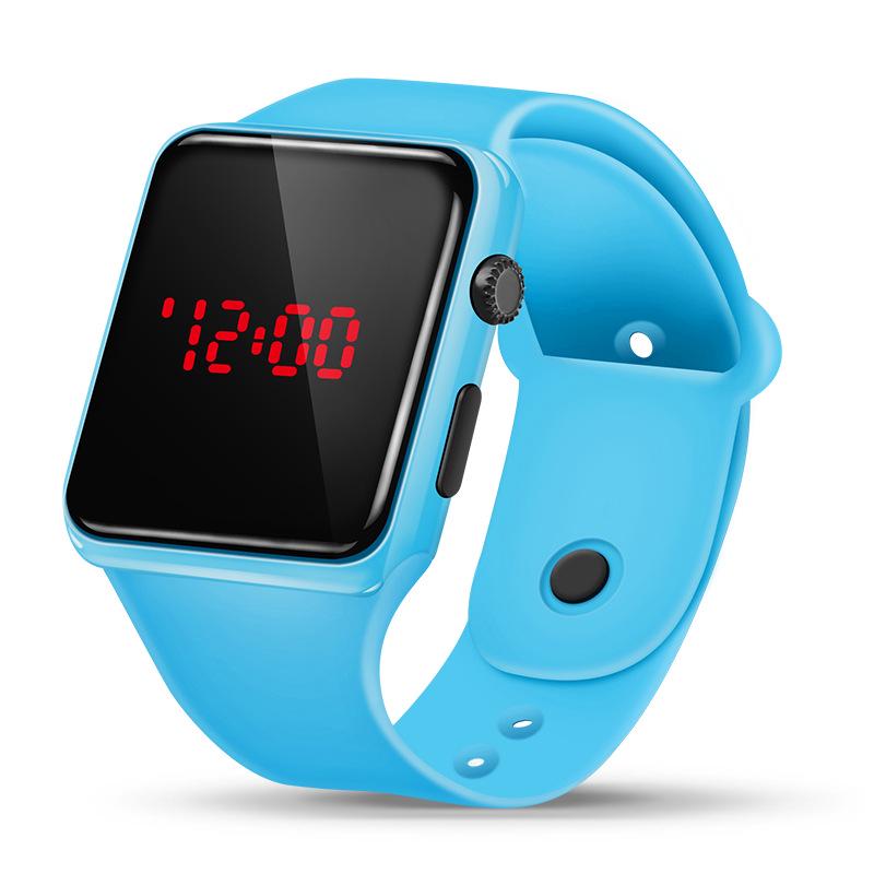 Unisex 2023 Black LED Sports Watch with Night Light for Teens and Students