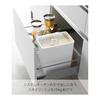 Yamazaki Jitsugyo Airtight Rice Bottle 10kg with Measuring Cup White Approx. W30.7XD19.7XH31.2cm Tower Moisture Anti-Oxidation 5423