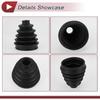 1 Satz Manschettenkit für Antriebswellen-Gelenke für Toyota Camry 2007-2009 für Toyota Highlander 01-07 Äußeres Gleichlaufgelenk-Manschette mit Schellen Nr. 443828052 Schwarzes Gummi