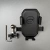 Universal Motorcycle Scooter Rearview Phone Holder Bracket - Shockproof, Reflective Mirror, Electric Vehicle Clip