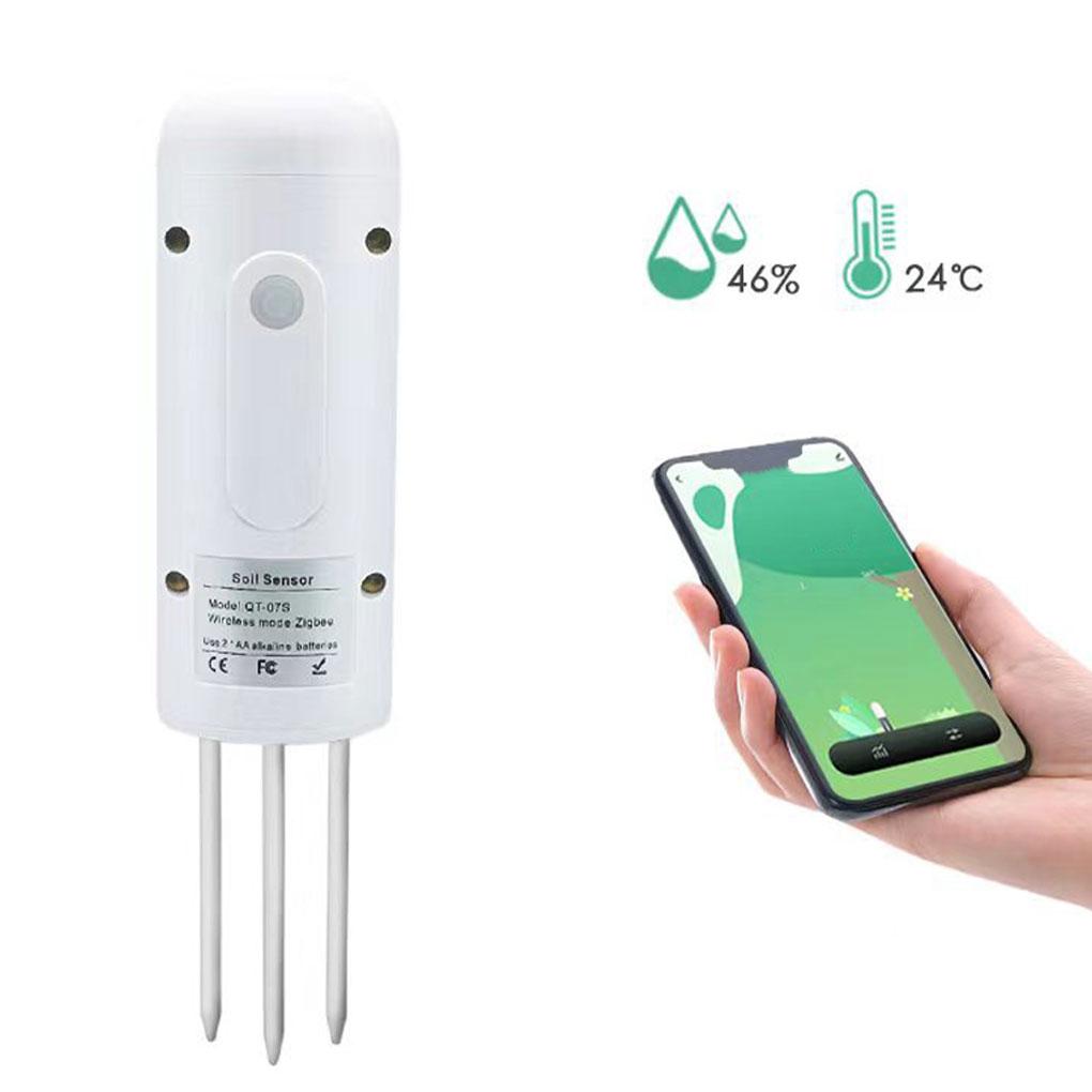 Zigbee Plant Monitor Wireless Moisture Humidity Tester Sensor Waterproof Garden Irrigation Detector for Planting