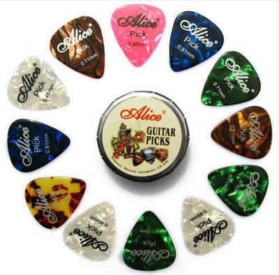 Celluloid Guitar Picks - Packs of 12, 20, 24
