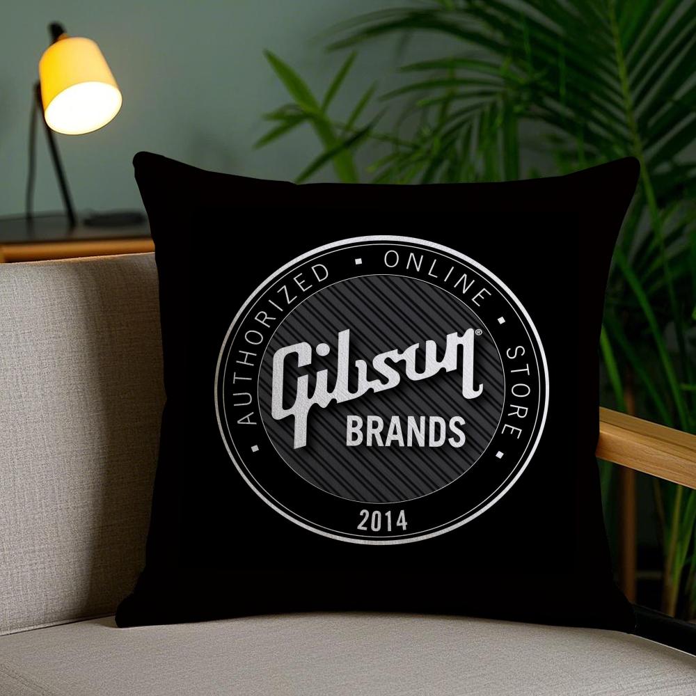 Fashion Brand G-Gibson Cushion Cover Soft Short Plush Double-Sided Printing Home Decor Machine Washable Pillow Case Gift