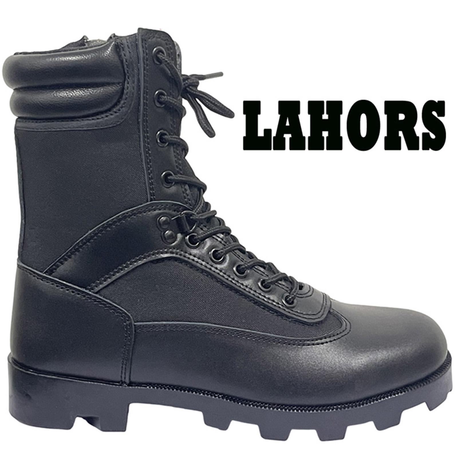 

LAHORS Cowhide Man Tactical Boots Sport Hiking Shoes Outdoor Ankle Desert Combat Boots Work Safety Shoes Botas Hombre 46