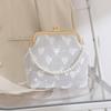 New shoulder bag, retro style handbag, classical Hanfu bag, love clip chain bag.