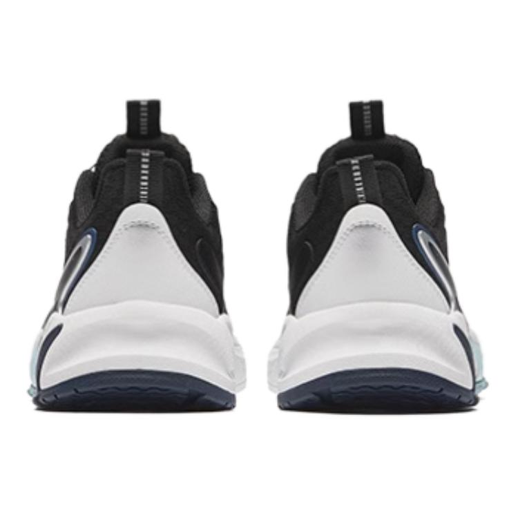 Anta Kids Flexible Lightweight Non-Slip Wear-Resistant Casual Shoes Kids Sneakers Black White 312438808-6