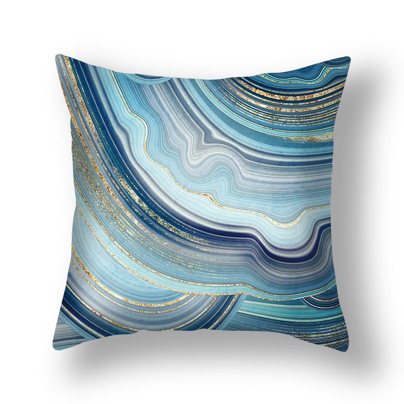 Geometric Nordic Gilt Simple Style Home Printed Pillow Cover Cushion Cover