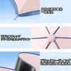 Petal UV Protection Heat 8 Sun Rain or Foldable Umbrella with Storage Ideal for Rainy School Women's Umbrella, Foldable, 100%, Sunshade, Shielding,