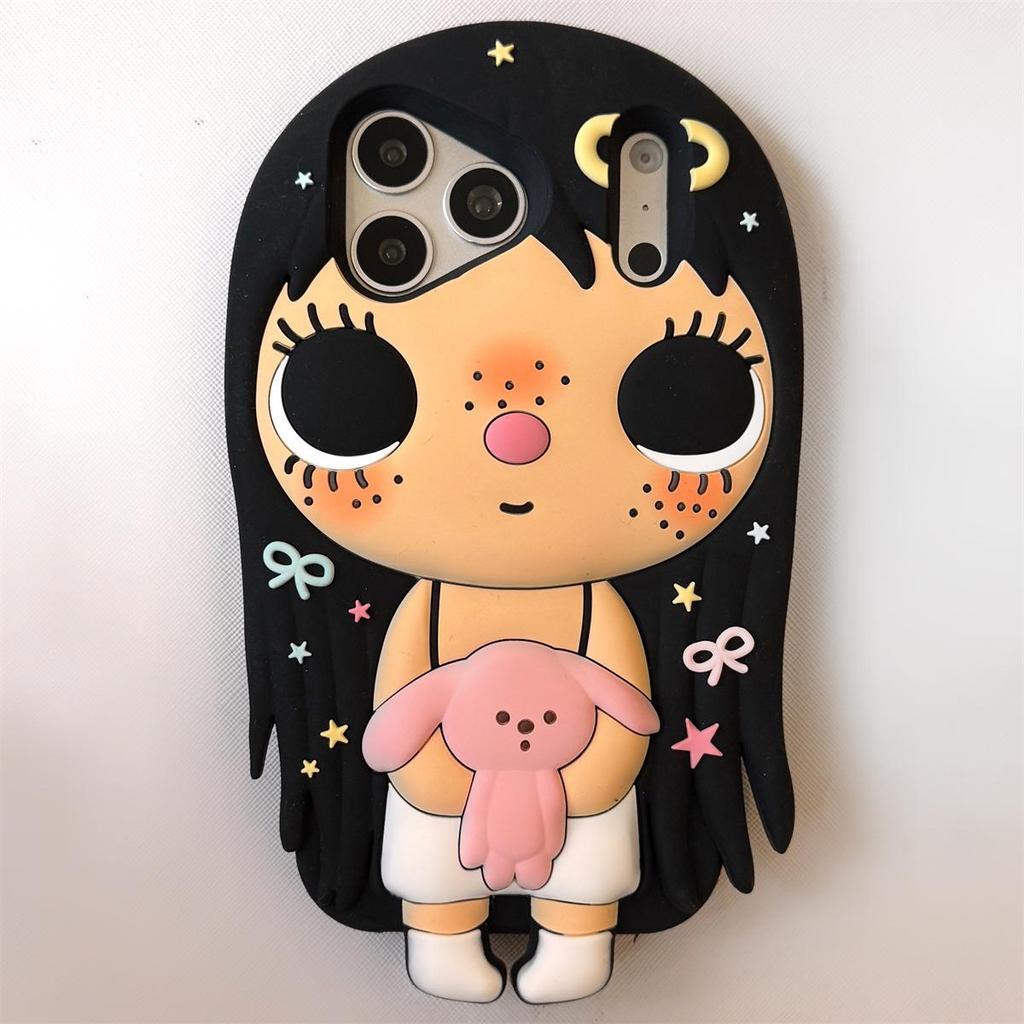 3D Cartoon Jade Anti-Fall Case for iPhone 14/13/12/11/Pro Max