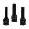 Pneumatics Hexagonal Bit Socket Alloy Steel Wrenches, Long Alloy Steel Impact Wrenches for Professional Mechanics