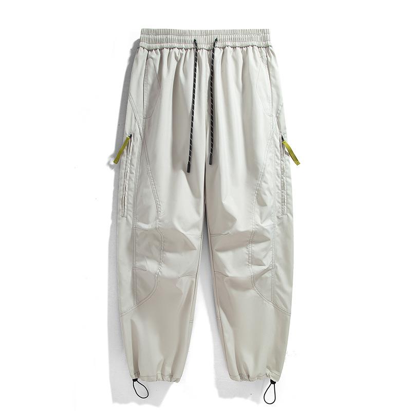 

Summer new tooling storm pants for men and women functional waterproof soft shell mountaineering straight casual sports trousers for men 3XL