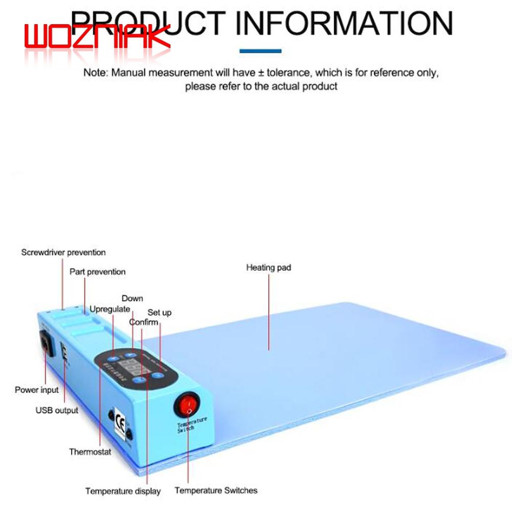 SUNSHINE S-918E 918E MINI LCD Screen Separator Heating Separation Pad Is Suitable for IPhone IPad Screen Maintenance Separation