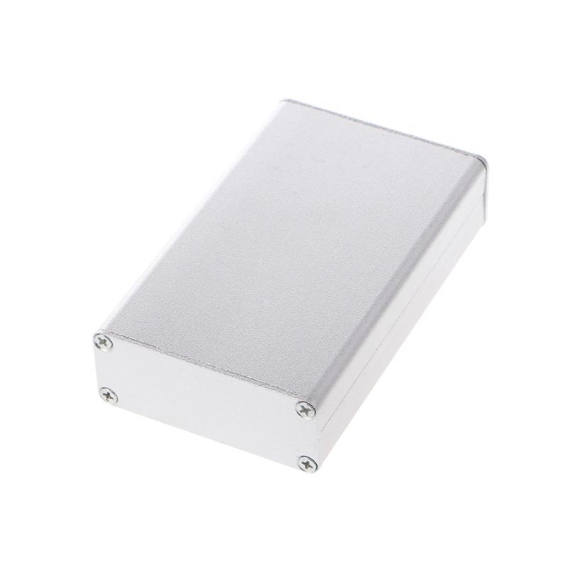 Silver Color Aluminum PCB Instrument Box Enclosure Electronic Project Case 80x50x20mm Aluminum Box with Screws