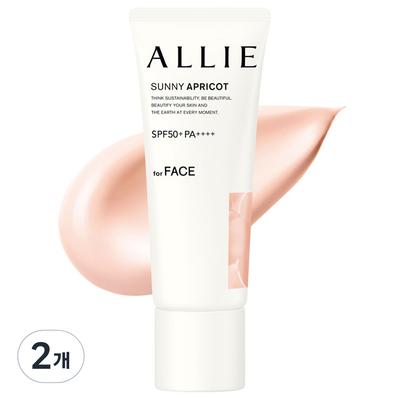 Chrono Beauty Color Tuning UV 02 Sunny Apricot SPF50+PA++++, 40g, 2 Pieces