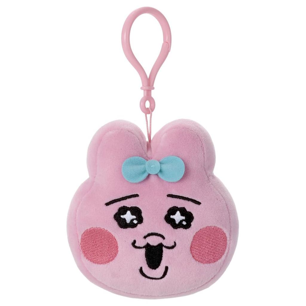 Takara Tomy Arts Panties Rabbit Plush Approximately 11cm Tall (TAKARATOMY A.R.T.S) Mocchi-Mocchi-Style Face-Shaped Mascot, (Paaaa), Toy,