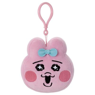 Takara Tomy Arts (TAKARATOMI KONST) Mocchi-Mocchi-stil Ansiktsformad Maskot, Trosor Kanin (Paaaa), Plyschleksak, Cirka 11 cm hög