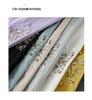 Spring/Summer Plus Size Loose Cotton Linen Embroidered Retro Wide-Leg Pants
