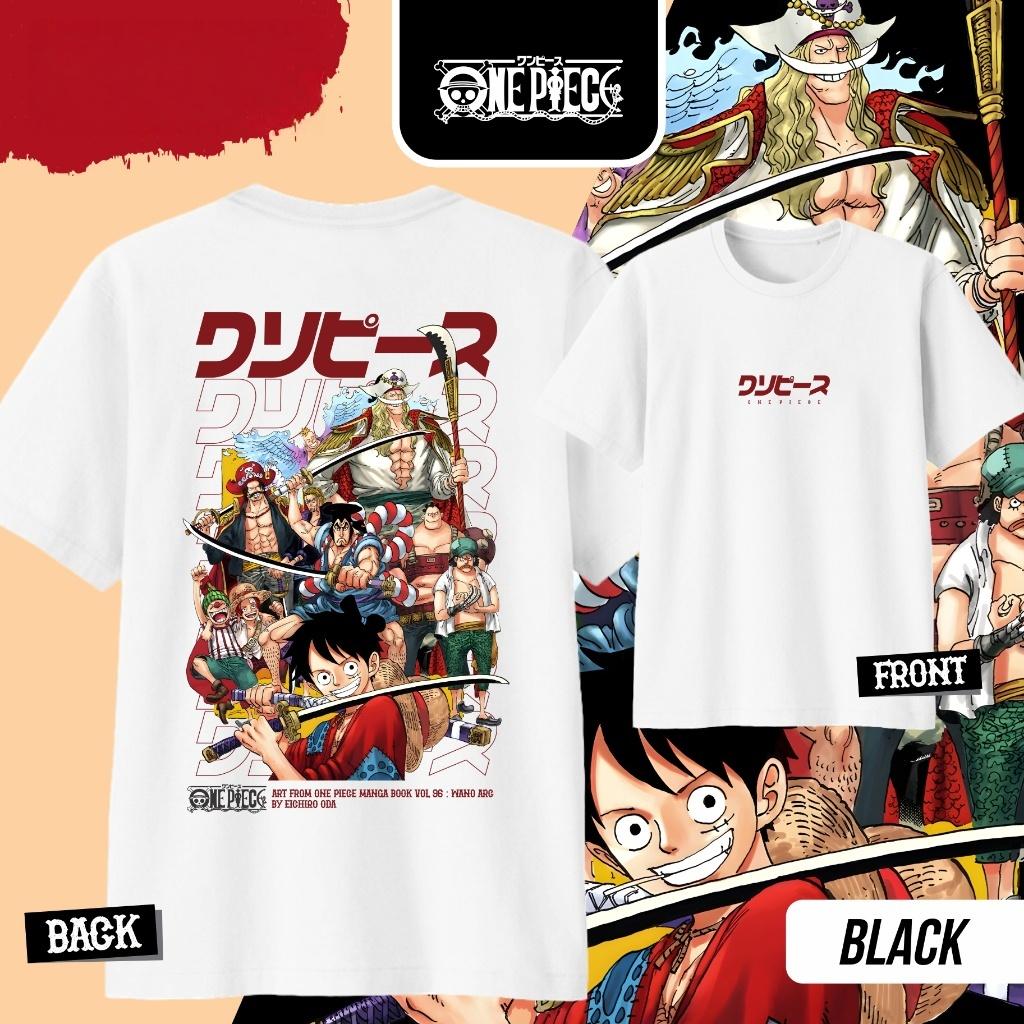 

2026 New Fashion ONE PIECE Anime Wano Country Arc Casual Y2k Graphic Comfortable TShirt Men Women High Quality Japanese Cloth... S разноцветный