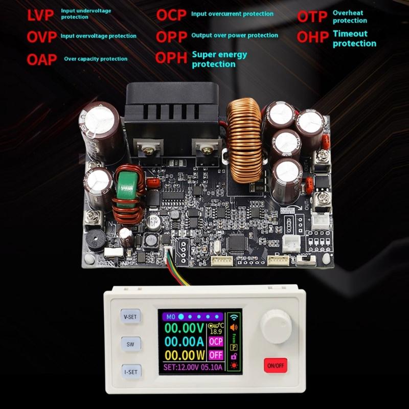 Upgraded Digital Controlled Regulator 70V 25A 1750W Output Accuracy Electric Current Stabilization for Testing Use
