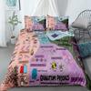Scientific Knowledge Duvet Cover Set UK Single Double King US Twin Full Queen Size Anime Bed Linen Set