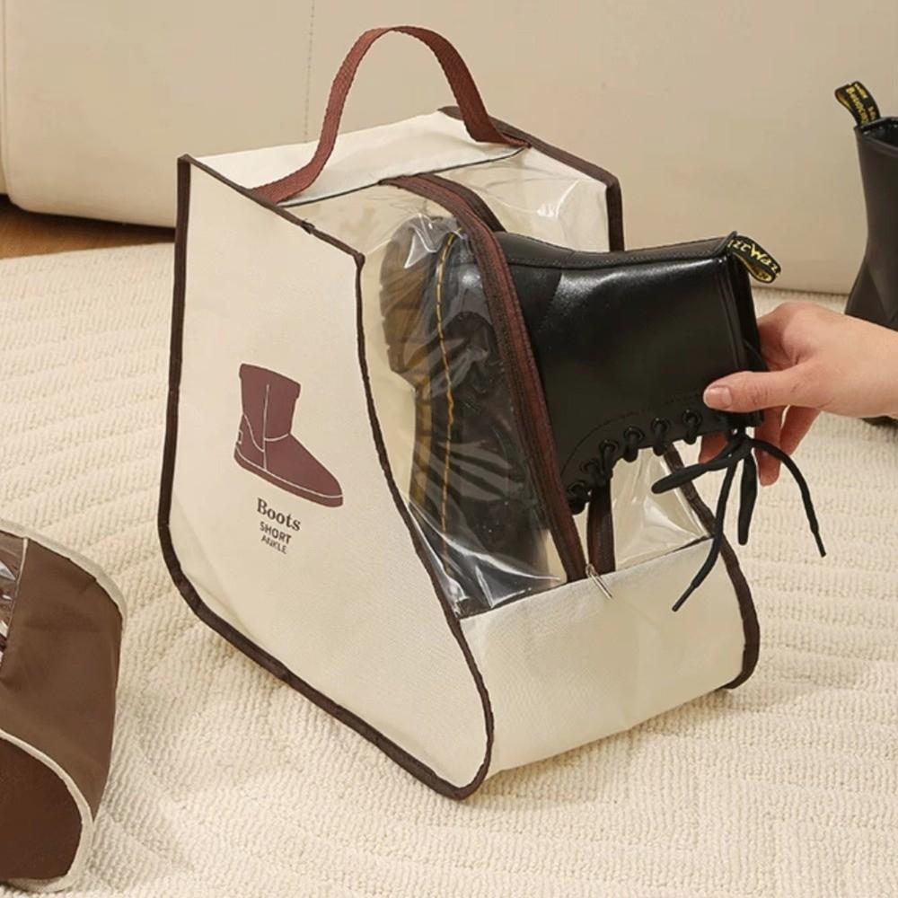 New Waterproof Boots Storage Bag Moistureproof Dustproof Tall Boots Storage Protector Bag Foldable Shoes Organizer