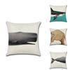 Premium Quality Cotton Linen Pillowcase Featuring Delightful Animal Patterns