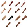Stamp Handle Wood Handle for Sealing Wax Stamp, Screw Interfaces Easy To Replace