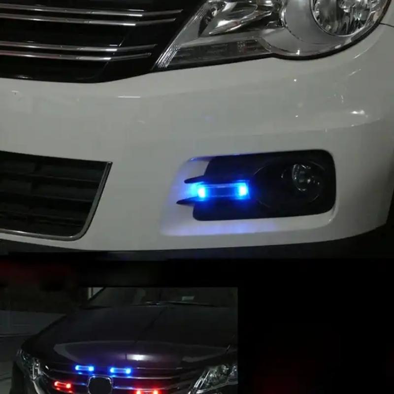 Solar LED Auto Anti-Heckkollisionslicht Antikollisionswarnung Verkabelungsfreies Licht Vibrationssensor Blinkendes Atemlicht