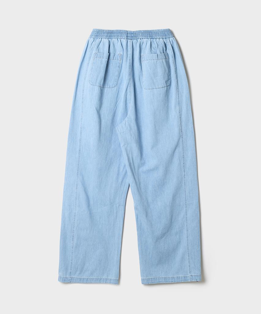 Seupao Women'S Wide Elastic Waist Pants (Denim)_Sptjg24G55