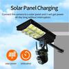 2-in-1 Solar Street Light, Three Screen Outdoor Security Camera, Multi-purpose Lighting Monitoring