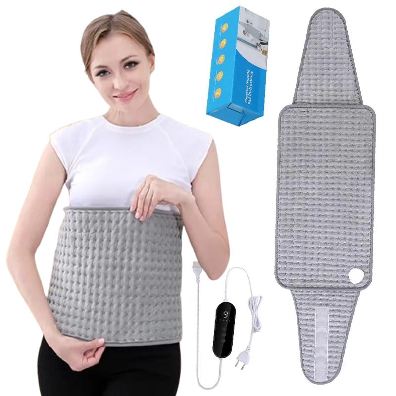 Electric Heating Pad Back Waist Belt Warm Blanket Office Home Temperature Control Warming Hand Leg Abdomen Pain Relief Support