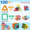 Magnetic Building Blocks DIY Magnets Toys STEM Toys Construction Toys Learning Educational Magnet Toys, Puzzle Birthday Gifts