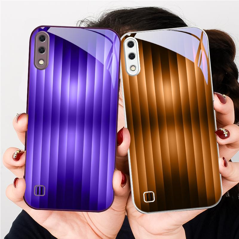 Brown Delicate Gradient For Samsung A01 A02 03 Core 04 05 06 10 12 13 14 5G 15 16 M02 12 Note 8 9 10 20 Glass Ultra Phone Case