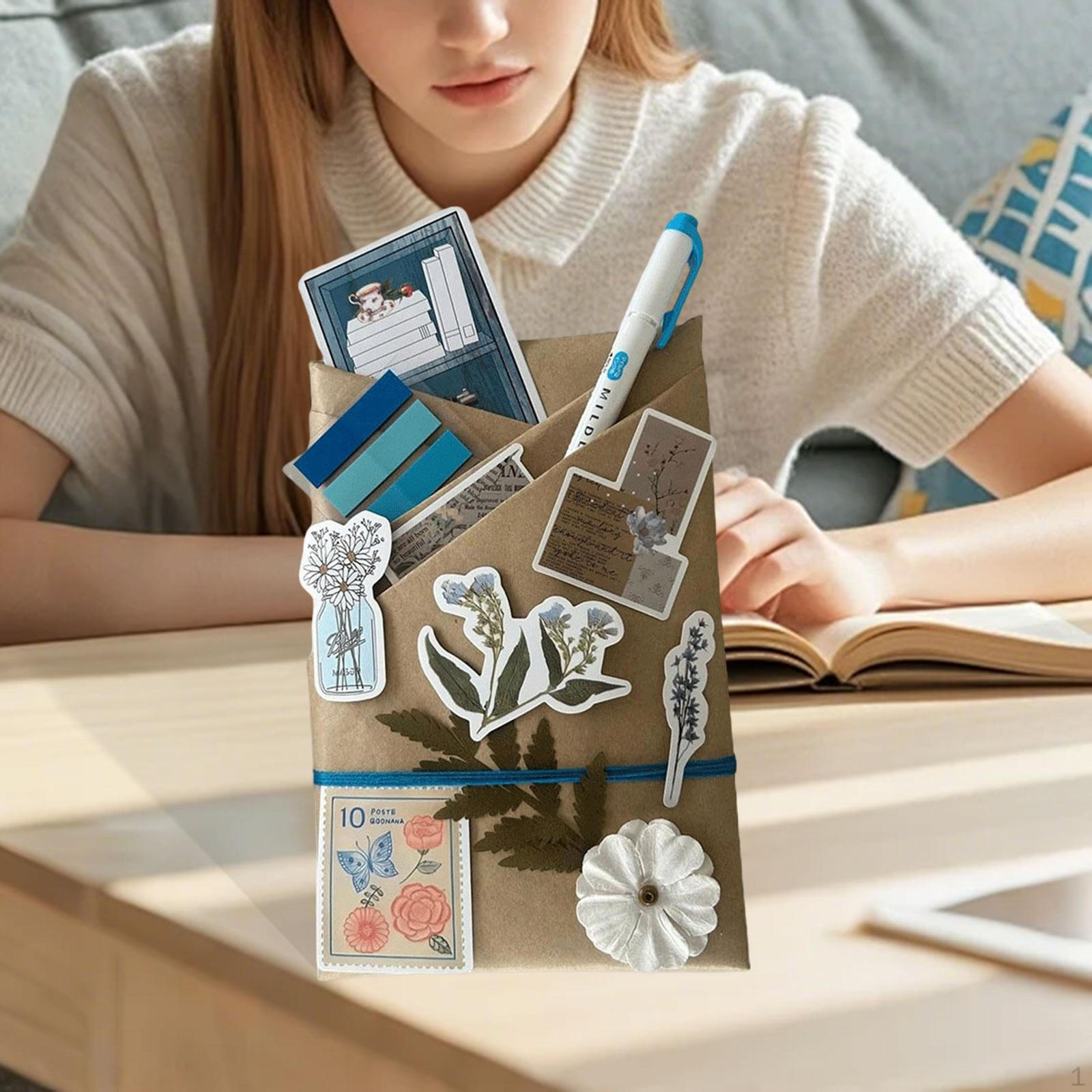 

Книга и воображение, украшение для читателей Скрапбукинг синий