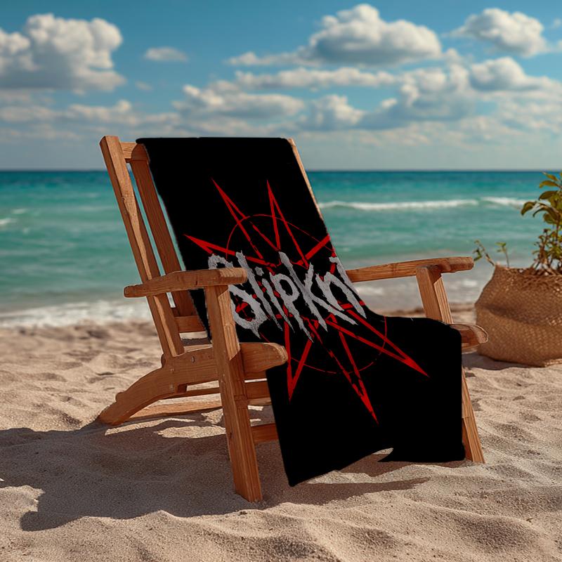Slipknot Mode Strandtuch: Ideal für Sommerabenteuer Weich, saugfähig und schnell trocknend geeignet zum Schwimmen und Baden