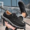 Men's Thick-soled Leather Shoes Men's Outdoor Leisure Hiking Shoes Sports Shoes