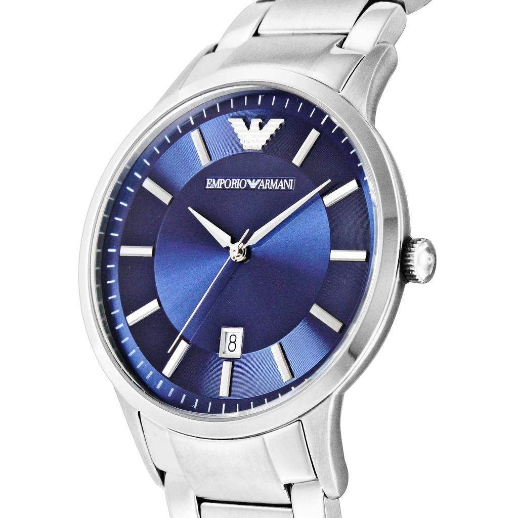 Emporio Armani AR2477 Classic Blue Quartz 43mm Watch EMPORIO ARMANI Men's