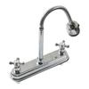 2 Modalità di Spruzzo Rubinetto Regolazione Flusso d'Acqua Rubinetto Conveniente Rubinetto Gira a 360° Lunga Durata Rubinetto da Cucina per Campeggio