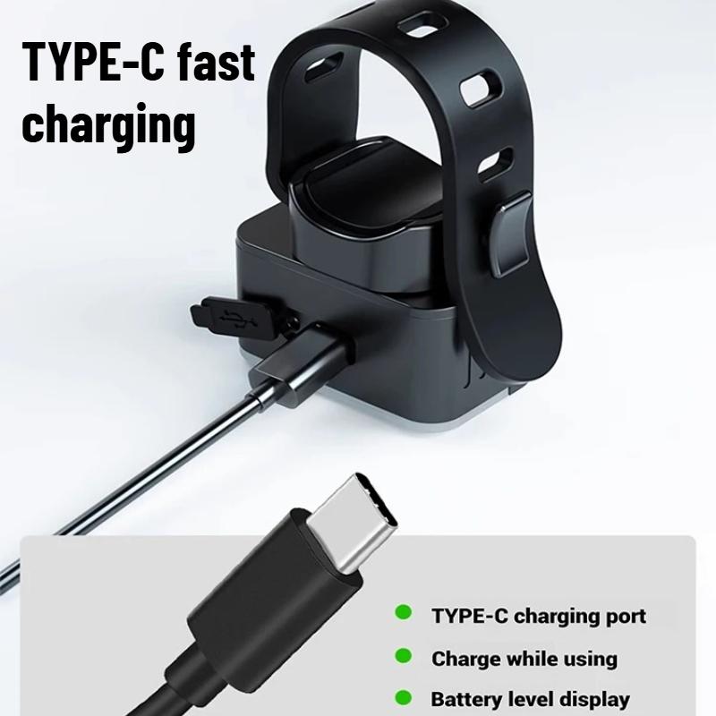 LEM Bicycle LED Light Rear Front Type-C Rechargable 260LM Riding Light Waterproof Bike Taillight Night Cycling Llumination Safety Lamp