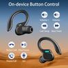 SP16 Wireless Earphones with Long Playtime, Wireless Charging Case & Digital Display, Sport Earhook, Deep Bass