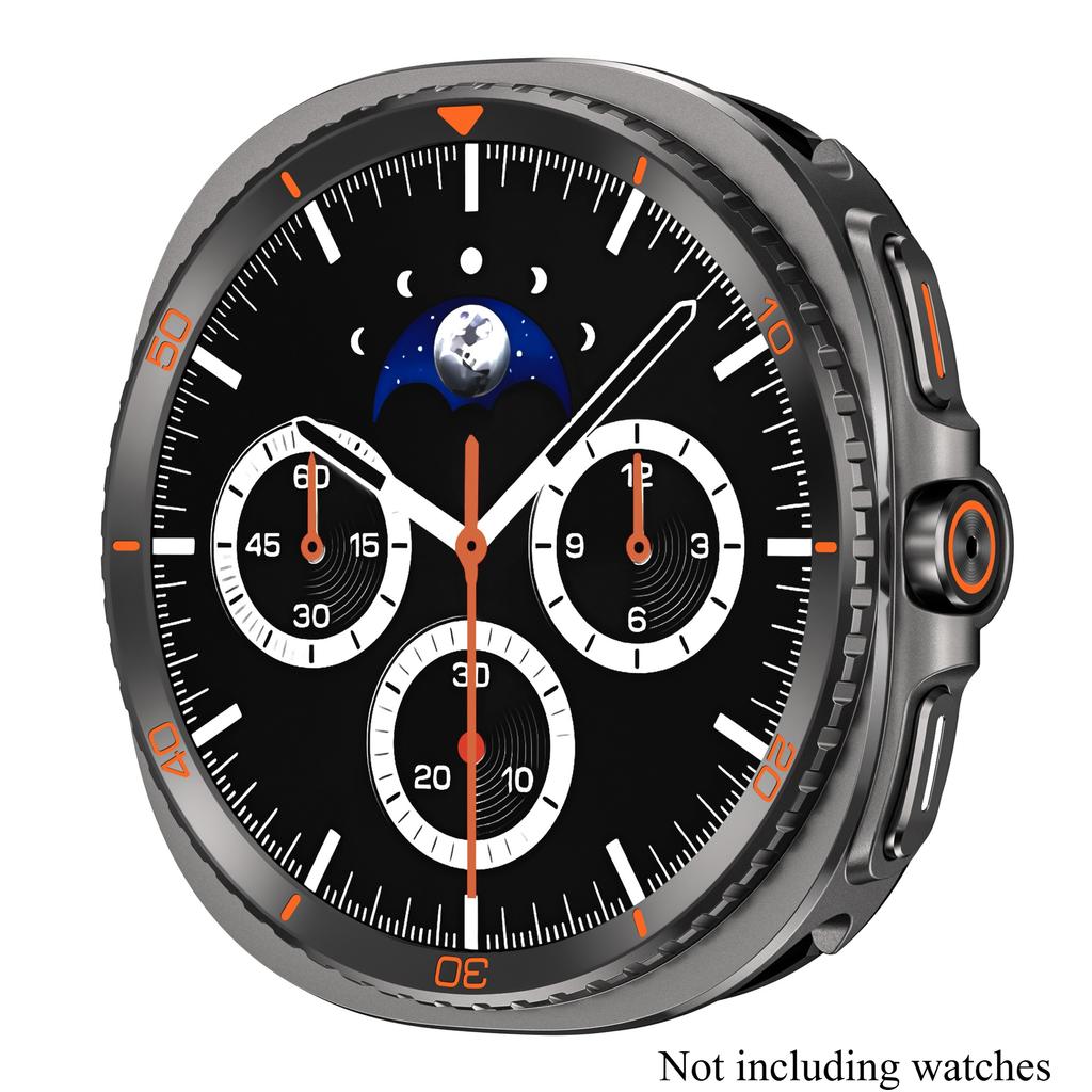 Metallfodral Tillbehör för Samsung Galaxy Watch 8 40mm/44mm Skyddande Cover för Galaxy Watch 8 Uppgradera till 8 Classic Hård Ram