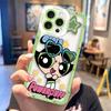 Anime The P-Powerpuff Girls Cover Clear Phone Case For iPhone Apple 17 AIR 16E 16 15 14 12 13 11 Pro Max Plus XR DIY Shell Case