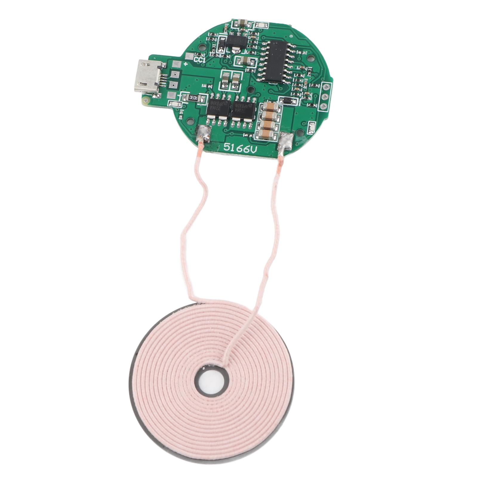 

Висока ефективність заряджання Mini QI Wireless Charger Transmitter Module 28mm Transmission