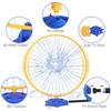 1Outdoor Water Spray Sprinkler Toys Cartoon Butterfly Rotation Water Spray Toys For Kids Outdoor Play Enhances Color