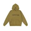 Unisex Oversized Hooded Sweatshirt With Flock Letter Print Soft Cotton Blend Warm Lined