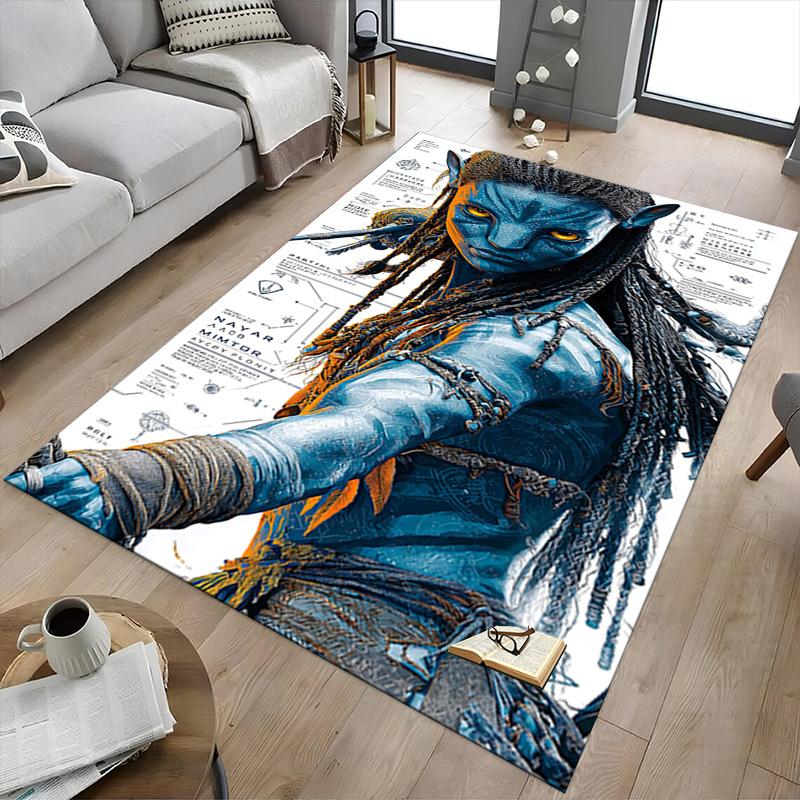 1pz Tappeto Romantico Mondo Avatar per Sala Giochi Camera da Letto Soggiorno Divano Decorazione Casa, Tappeto Area Giochi Bambini Tappetino Antiscivolo Pavimento Y72929