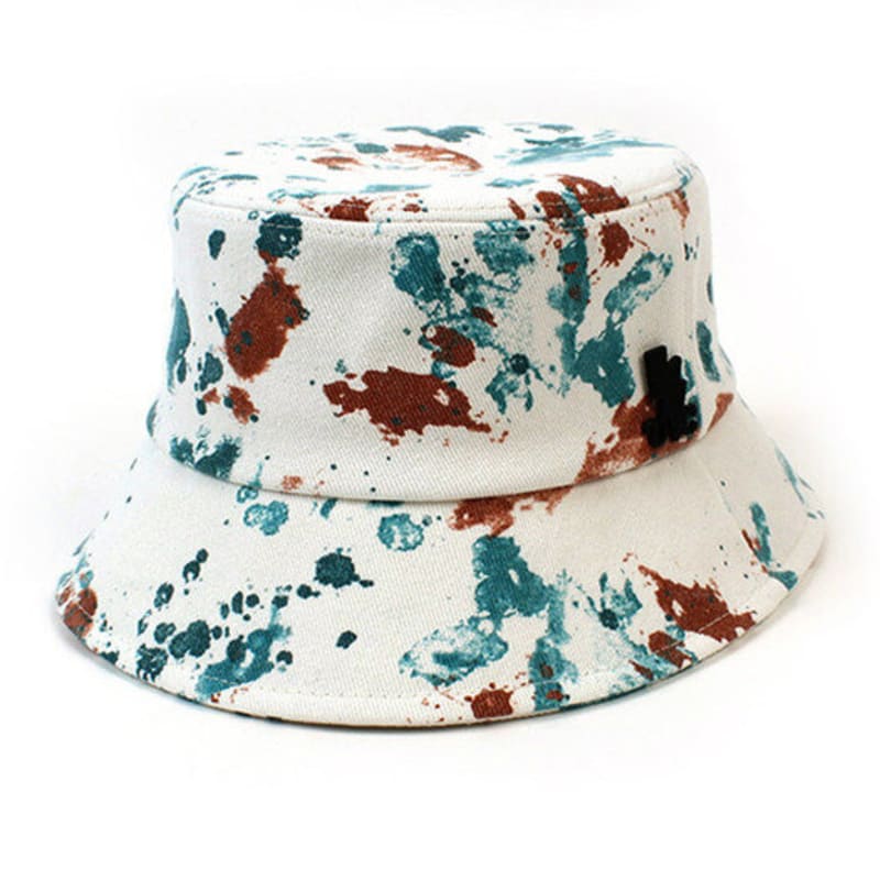 Universal Chemistry Painted Green Bucket Hat