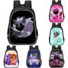 Stylish Catnap Poppy Playtime Backpack For Students Cartoon Print Dual Straps
