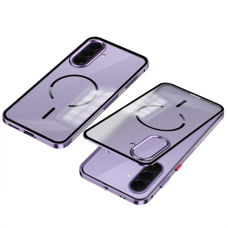 Metal Frame Magnetic Phone Case Galaxy A57 A37 Shockproof Heat Dissipation Matte Protective Cover
